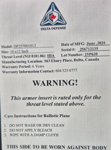 IIIa 10x12 panel, label