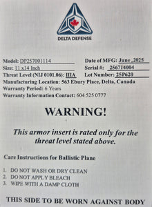 IIIa 11x14 panel, label