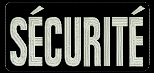 SÉCURITÉ Patch Set of 2, 4