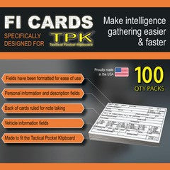 Field Interview Cards