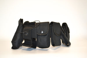 Duty Belt With Pouches, One Size