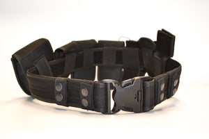 Duty Belt With Pouches, One Size