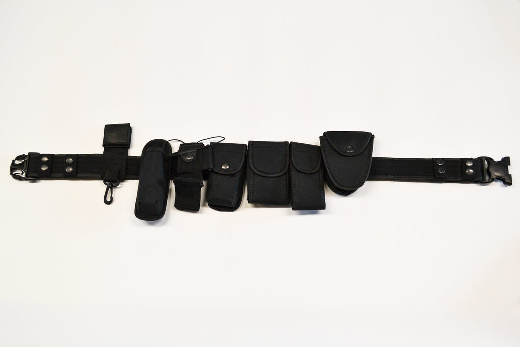 Duty Belt with Pouches & Keepers
